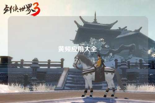 黄频应用大全